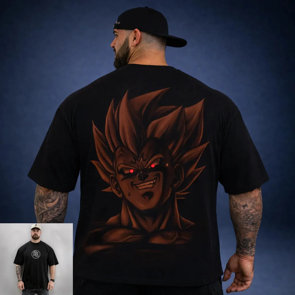 2026 Summer Dragon Ball Series Oversized T-shirt  100_ Cotton High Quality  Unisex Retro Casual & Breathable for Adults & Kids