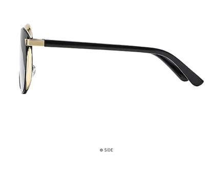 Fashion Classic Polarized Sunglasses for Women Cat Eye Brand Sun Glasses Luxury Round Eyeglasses UV400 Gafas De Sol