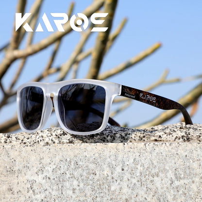 KAROS Polarized Sunglasses Unisex Car Driver Anti-Glare Goggles Outdoor for travel fishing beach UV400 eyeglasses