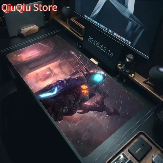 Tappetino mouse Ana Shrike Overwatch, tappetino da scrivania con imbottitura, accessori gaming Prime Gaming, tappetino XXL per tastiera