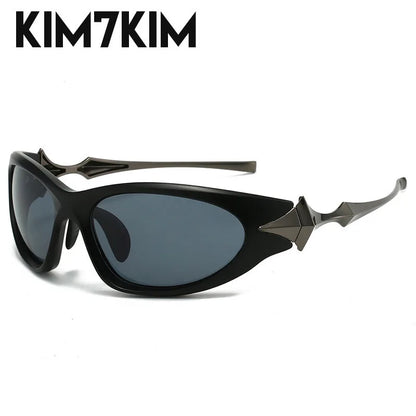 Steampunk Y2k Sport Sunglasses Women 2026 Luxury Men Sun glasses For Female 2000's Futuristic Goggles Eyewear Accessories Lenses