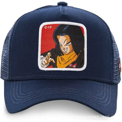High Quality Dragon Ball Z Styles Anime Son Goku Cotton New Baseball Cap Men Women Hip Hop Dad Adjustable Mesh Hat Trucker Hat