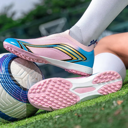 Chaussures de football pour hommes, crampons antidérapants, idéales pour l'entraînement sur gazon et les matchs quotidiens, parfaites pour l'exercice et le football, Chuteira Campo