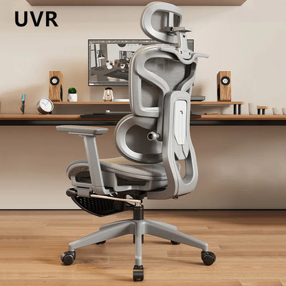 UVR Office Chair Ergonomic Design Armrests Backrest Stool Lift Adjustable Reclining Boss Chair Game Athletic Chair Furniture