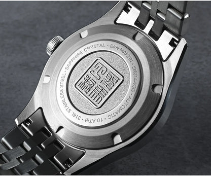 San Martin New 39mm Gada Watch Chinese Style Original Design Sunburst JianZhan Miyota 90S5 Men Dress Automatic Mechanical SN0144
