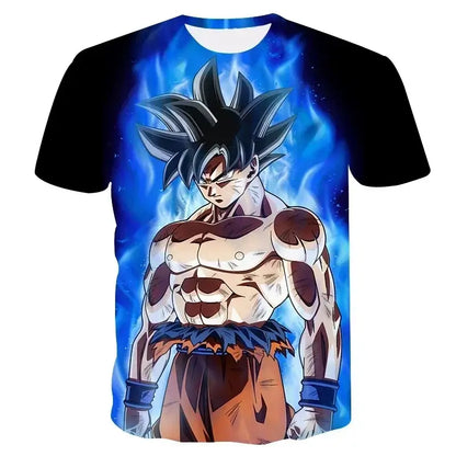 2024 New Fashion Dragon Ball 3D T-shirt Summer Short Sleeve O-Neck Goku Vegeta Men's Casual Shirt Boys' Produit gaming premium Fraquane