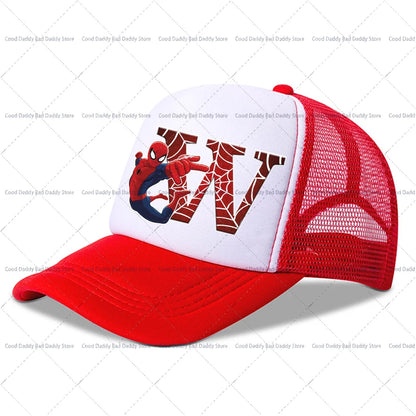 Spiderman Children Baseball Cap Kawaii Cartoon Printed Cap Boys Girls Outdoor Sports Sun Hat Adjustable Peaked Cap Kids Gifts