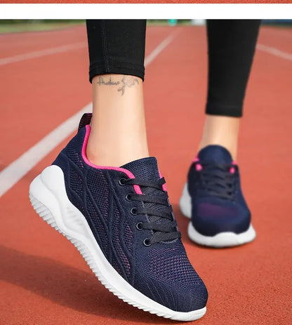 Women Running Shoes Breathable Casual Sneakers Lightweight Gym Outdoor Sport Comfortable