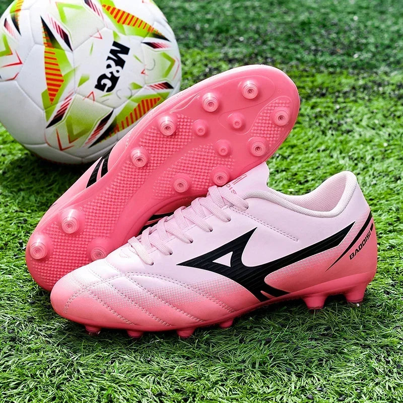 Nouvelles chaussures de football pour hommes, chaussures de football d'intérieur pour adultes, crampons de football antidérapants, crampons de sport ultralégers, crampons de futsal, entraînement sur gazon, confortables.