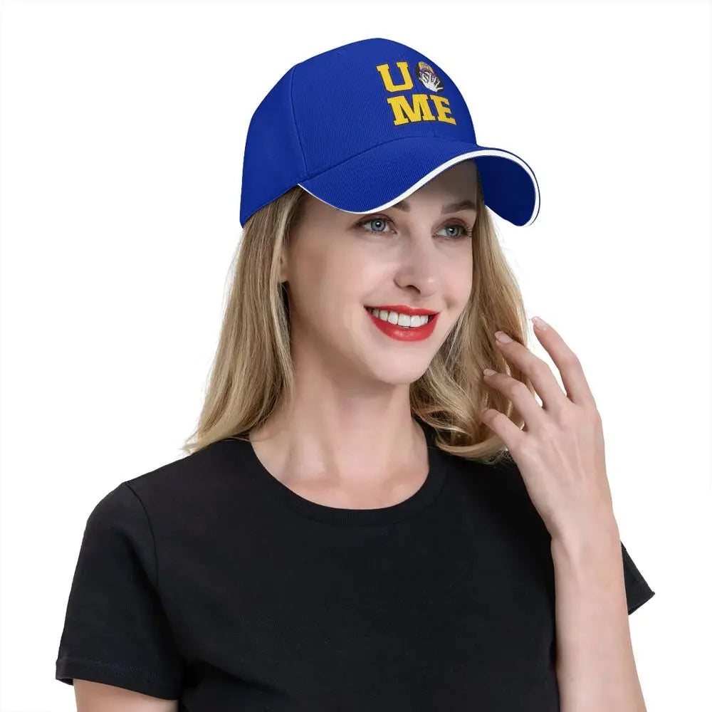Yellow Wrestling Cena John White Custom Baseball Caps For Mens Unisex Male Beach Sunscreen Hat Snapback Cap