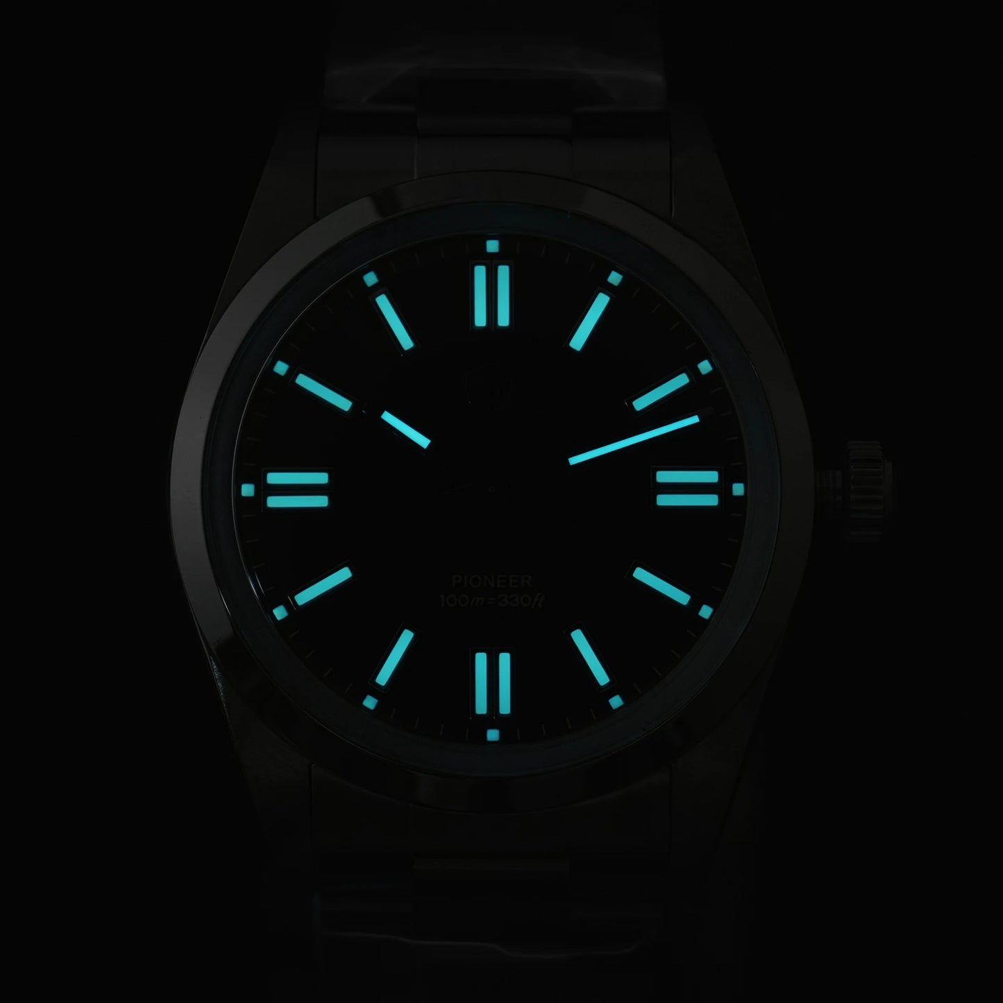 Watchdives WD1016 V3 Quartz Watch 37mm Stainless Steel Case Sapphire Vintage Watch  VH31 Sweep Movemet 100m Waterproof Men Watch
