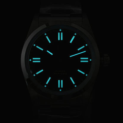 Watchdives WD1016 V3 Quartz Watch 37mm Stainless Steel Case Sapphire Vintage Watch  VH31 Sweep Movemet 100m Waterproof Men Watch