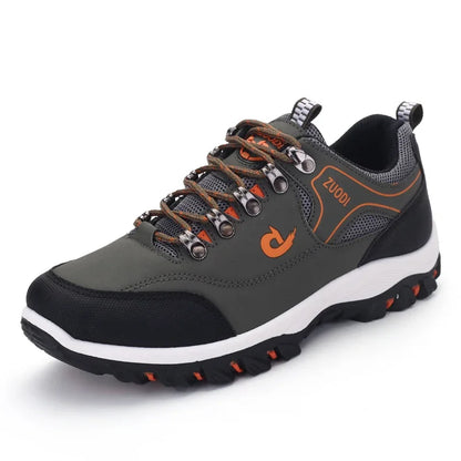 Chaussures décontractées pour hommes, baskets d'été respirantes pour la randonnée et la marche, baskets d'extérieur ultralégères en cuir à enfiler pour l'escalade et le trekking 2026