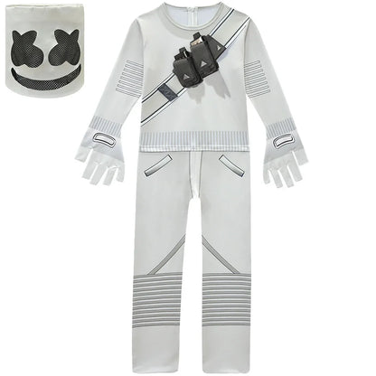 ❤★❤DJ guerrilla warfare Costumes Jumpsuits Kids Clown Cosplay Clothes Halloween Christmas Costume Party Game Cos Fortnites Co★♥★