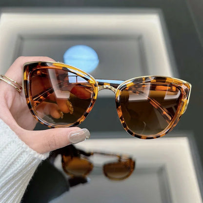 Vintage Cat Eye Sunglasses Women Men Fashion Retro Sun Glasses Female Male Designer Shades Mirror Outdoor Punk Oculos De Sol
