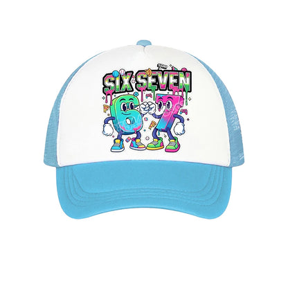 Steal A Brainrot 67 Baseball Cap Game Character Print Sun Hat Kids Adult Adjustable Peaked Caps Anime Fashion Summer Casual Hats