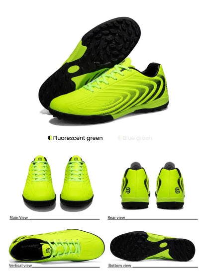 Baasploa Herren-Fußballschuhe – bequeme, leichte Trainingsschuhe für Kunstrasen – professionelle, weiche Herren-Sneaker mit rutschfester Sohle