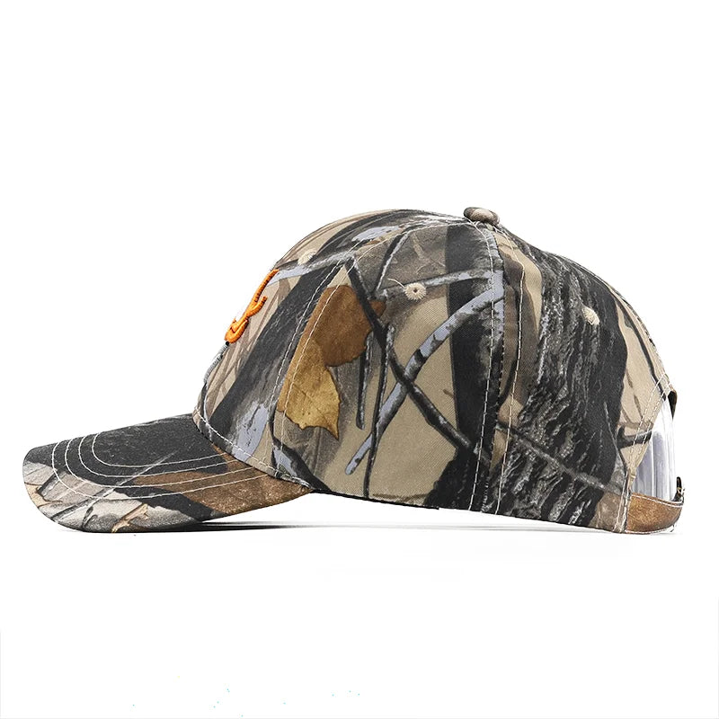 Deer Hunting Camouflage Hats Adjustable Fishing Baseball Cap Embroidered Man Women Trucker Dad Hat Outdoor Activies Adjustable