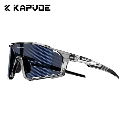 KAPVOE New Technology Nano Lenses Cycling Glasses Outdoor Sports Sunglasses Men Women Road Bike MTB Bicycle UV400 Hiking Goggles