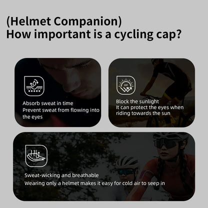 TOSUOD cykelkeps – andningsbar solskyddsprodukt – snabbtorkande – hög elasticitet – personlig keps – unisex – sporttillbehör för utomhusbruk