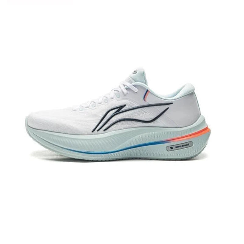 Li-Ning vyriški YUEYING 5 optimizuoto amortizavimo bėgimo bateliai su plačia pirštų zona, TEMPO BOUNSE, atspindintys LiNing sportbačiai ARHV015 ARHW003
