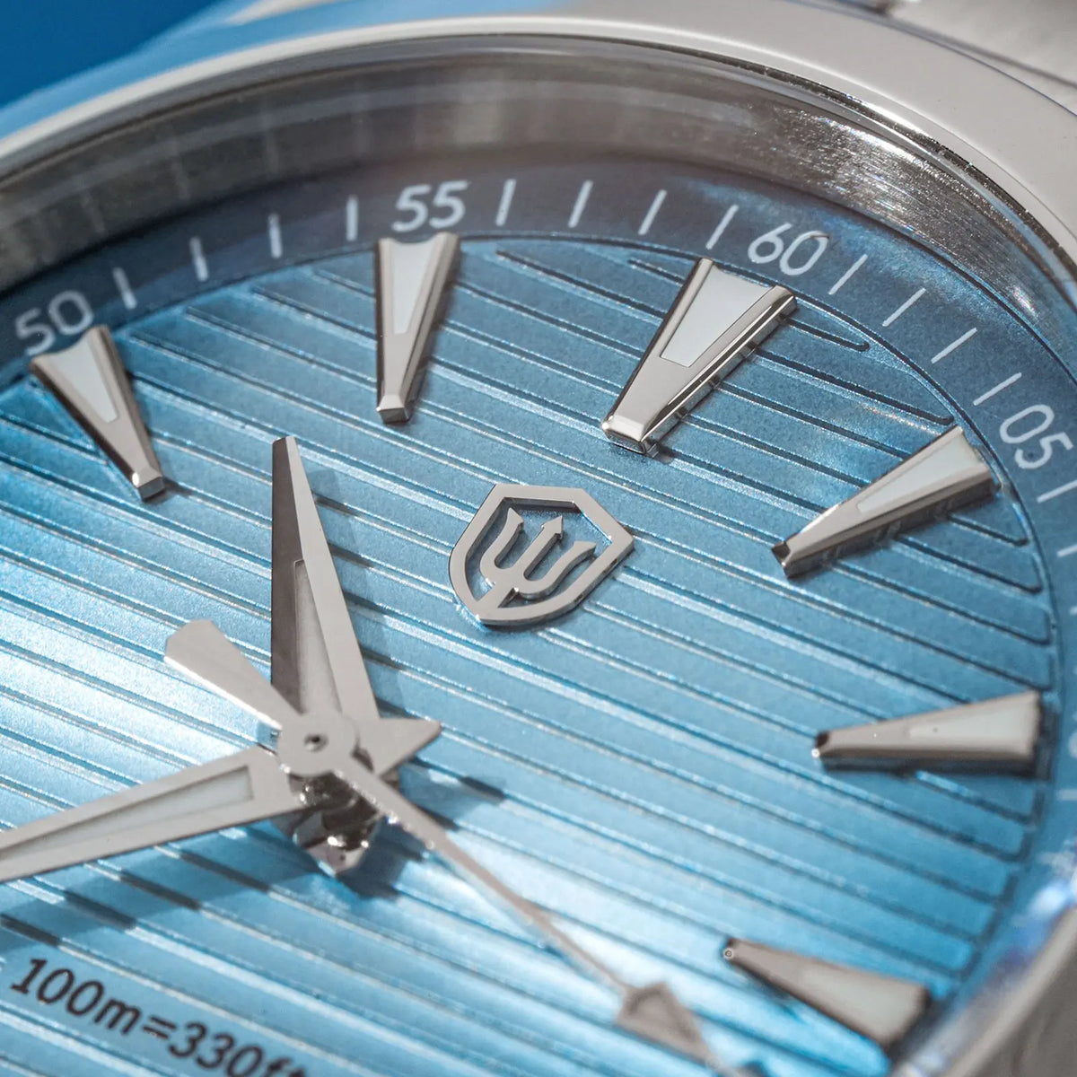 Montre Watchdives WD0006, mouvement VH31 à trotteuse fluide, verre saphir bombé, revêtement luminescent BGW9, étanche à 10 bars, 38 mm, style vintage