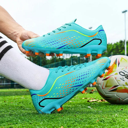 Chaussures de football pour enfants et jeunes, crampons antidérapants, respirants et légers, baskets d'entraînement pour garçons, enfants, matchs de football
