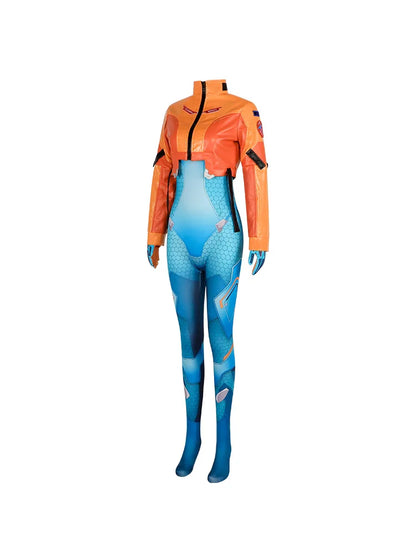 Game Overwatch 2 Juno-cosplaykostuum met pruik, compleet setje, supportheldenkleding, Halloween- en carnavalsoutfit, Juno Teo Minh, dames en meisjes