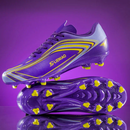 Nouvelles chaussures de football pour hommes, baskets de haute qualité, crampons de futsal pour gazon, chaussures de football d'intérieur très vendues, chaussures d'entraînement antidérapantes pour l'extérieur