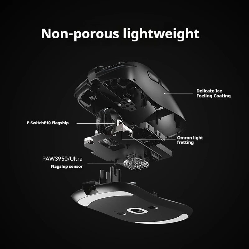 ATK Z1 Pro Max Ultra Wireless -pelihiiri, mukautetut tassut, PAW3950, Ultra Smart Speed Wireless, 8k Polling Rate, 0.39ms matala viive