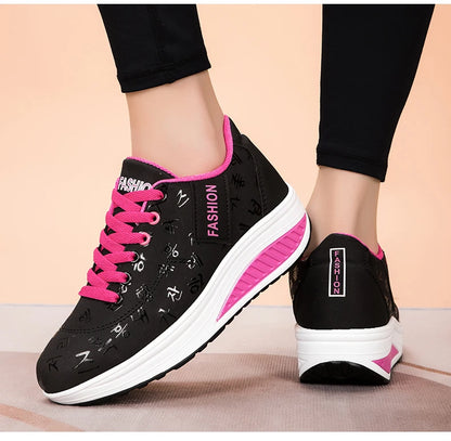 Damen-Sneaker, modische vulkanisierte Damenschuhe, flache Damenschuhe zum Wandern, Plateauschuhe, Übergrößen, Zapatillas Mujer