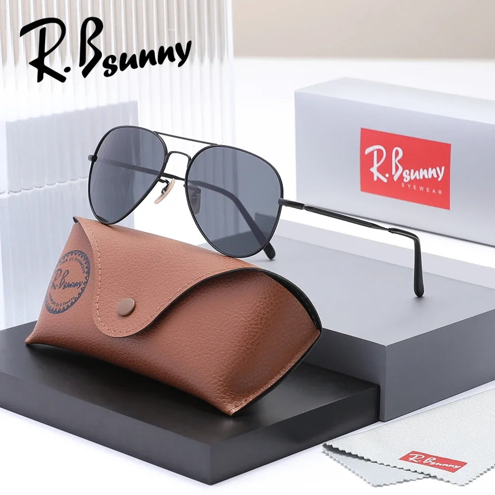 Trend Men Pilot Sunglasses Polarized Luxury Sun Glasses Women Mirror Colors Driving Male Shades UV400