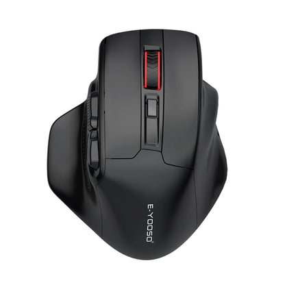 E-YOOSO 2.4G bezdrátová myš PAW3212 4800 DPI ergonomická myš herní myš kancelářská myš pro notebook PC, laptop a MacBook