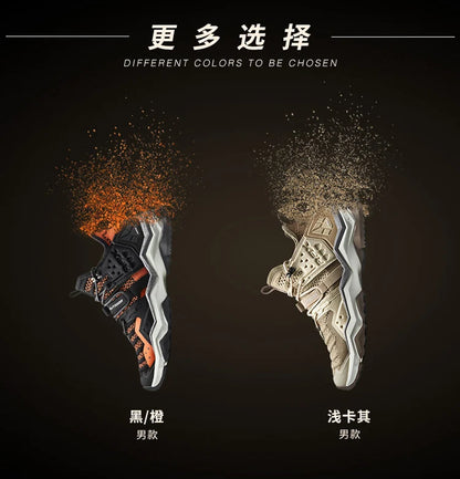RAX Winter Hiking Boots Men Waterproof Breathable Outdoor Sports Sneakers for Men Trekking Boots Mountain Trekking Shoes Bigsize