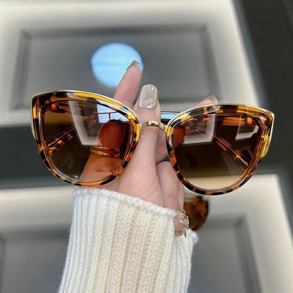 Vintage Cat Eye Sunglasses Women Men Fashion Retro Sun Glasses Female Male Designer Shades Mirror Outdoor Punk Oculos De Sol