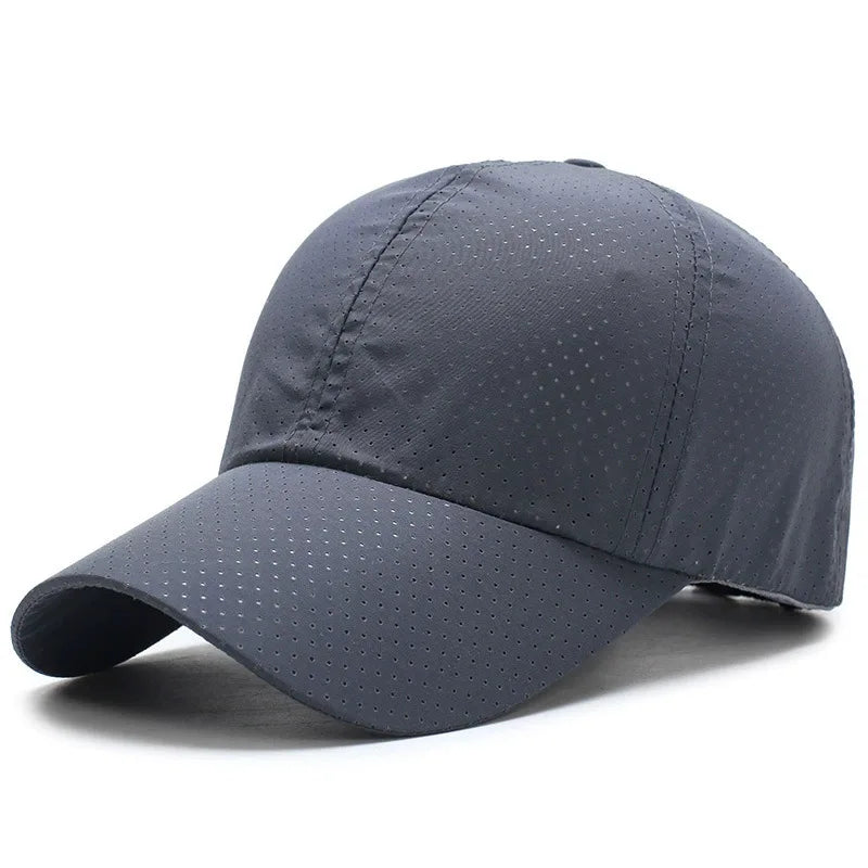 Mesh Quick Dry Cap Men Running Sports Baseball Cap Women Golf Tennis Cap Outdoor Jogging Breathable Sun Hat