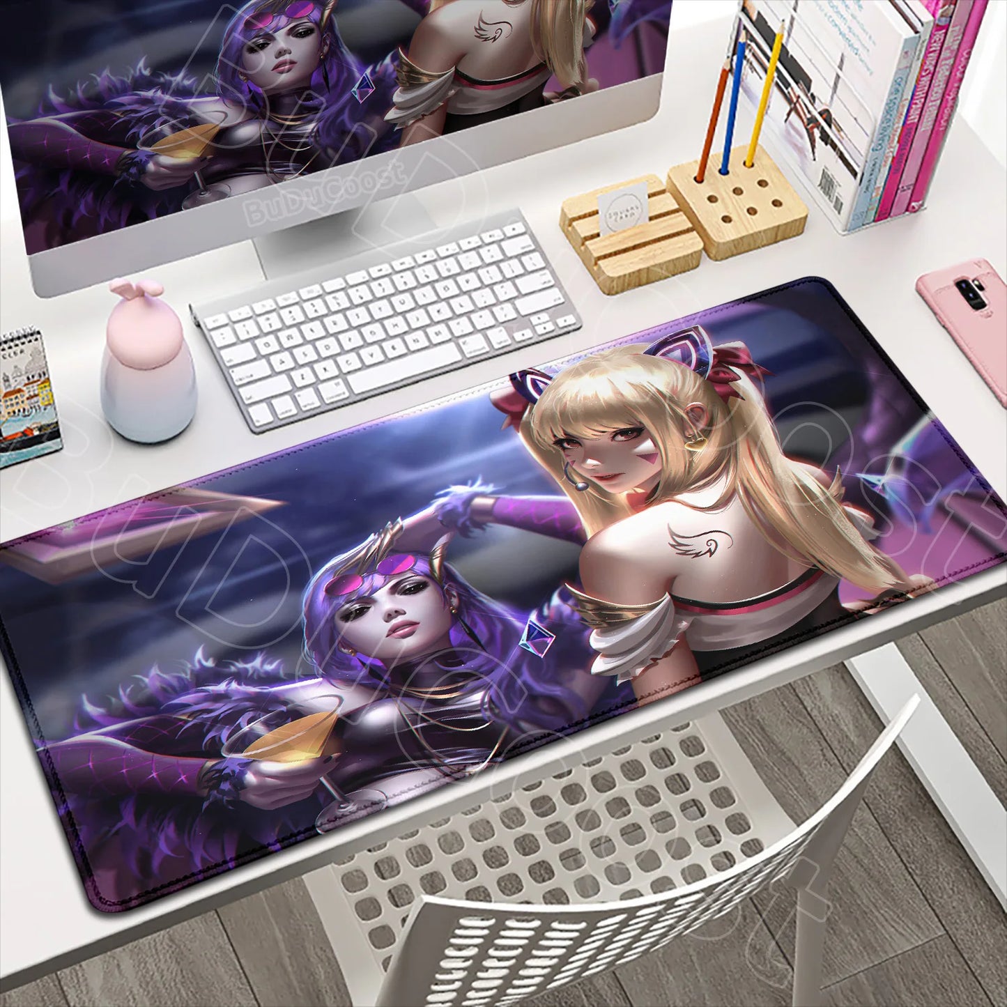 Produit gaming premium Fraquane Large XXL DIY Cool Overwatch Mouse Pad Keyboard Table Gaming Accessories Non-Slip Rubber Edge locking spped Laptop Rug desk Mat