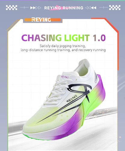 IRUNSVAN Marathon Full Length Carbon Plate Running Shoes Men Cushion Shock Absorbent Triple Rebound Outdoors Road Sports Shoes