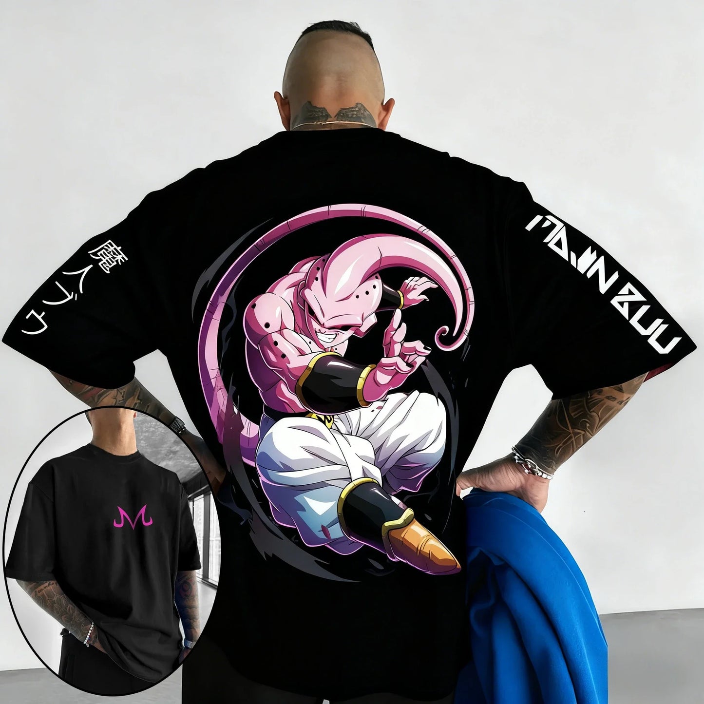 Dragon Ball Japanese Anime Printed Men's T-Shirt Majin Buu Boys Children Harajuku Short Sleeve Kids Goku T-shirt Summer Clothing