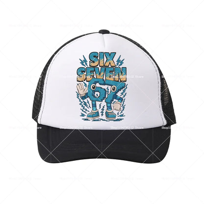Steal A Brainrot Baseball Cap 67 Six Seven Cartoon Anime A-Z Letter Hat Boys Girls Adjustable Sport Fashion Adult Headwear Gift