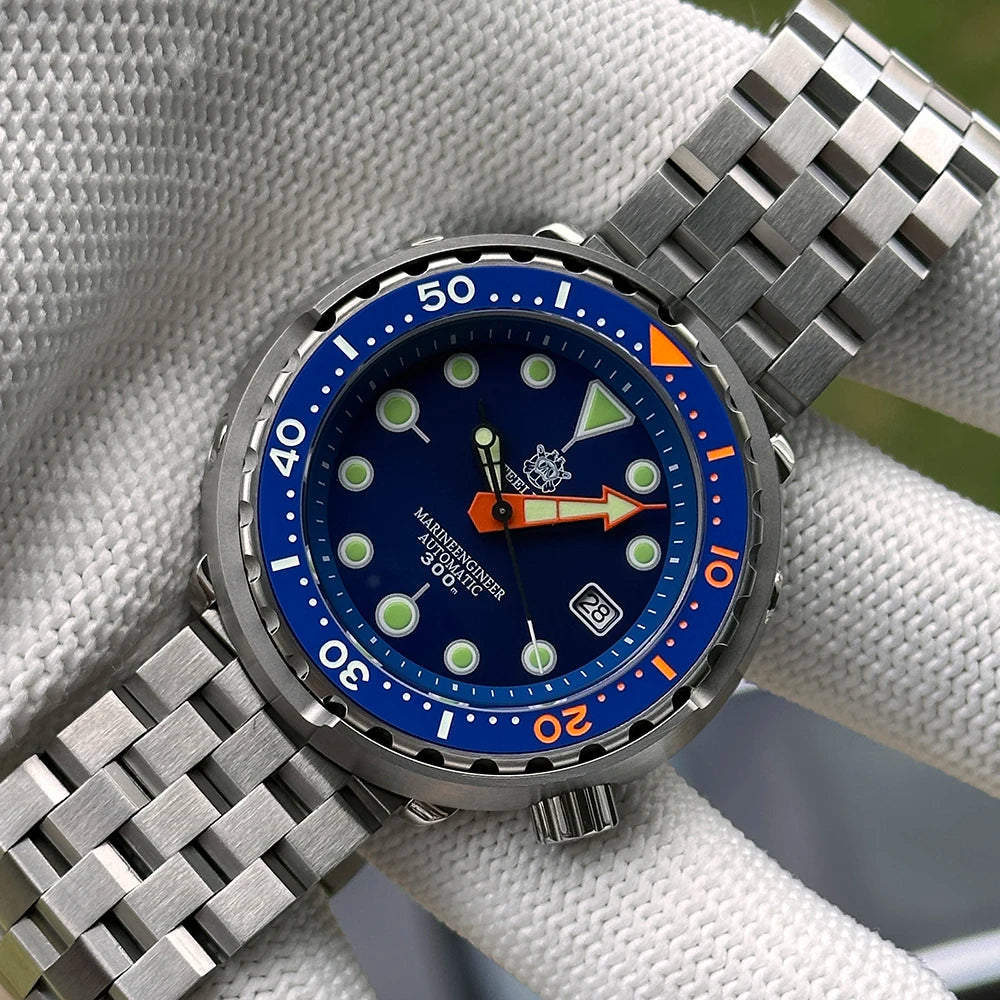2025 Tuna Can Classic Watch For Men STEELDIVE SD1975C Super Luminous Ceramic Bezel 300M Waterproof NH35 Movement Dive Wristwatch