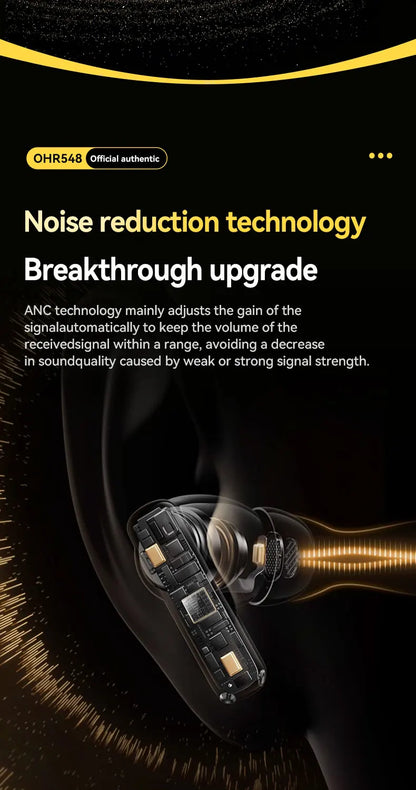 Acer Ohr548 Wireless Bluetooth Headphones with In-Ear Design, Anc Call Noise Reduction, Charging Case, Stereo Sound Effect, Low Latency for Gaming, Comfortable Fit for Sports, Running, and Fitness