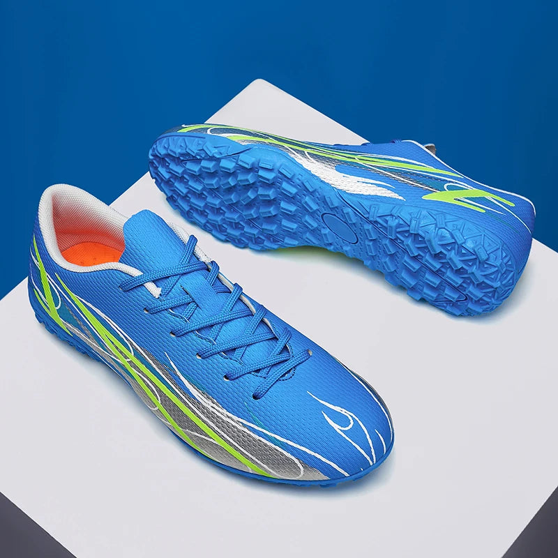 Chaussures de football grande taille 46 47 pour hommes, entraînement, matchs sportifs, gazon artificiel, crampons TF, chaussures transfrontalières, chaussures pour hommes