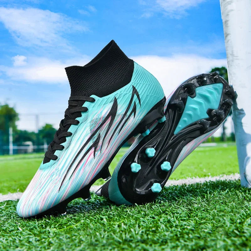 Nouvelles chaussures de football pour hommes, chaussures d'entraînement professionnelles, baskets de match, chaussures de football ultralégères, chaussures de sport pour l'extérieur, antidérapantes, unisexes