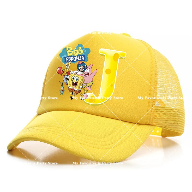 SpongeBob SquarePants Baseball Hats Fun Cartoon Anime Figures Sun Hat Parent Child Kawaii Peaked Cap Trendy Cute Outdoor Caps