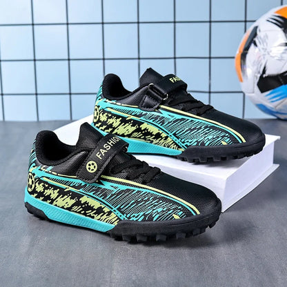 Chaussures de football pour hommes, légères, antidérapantes, crampons de football TF, chaussures de sport pour garçons, chaussures de terrain synthétique, chaussures de futsal pour l'extérieur, chaussures de sport.