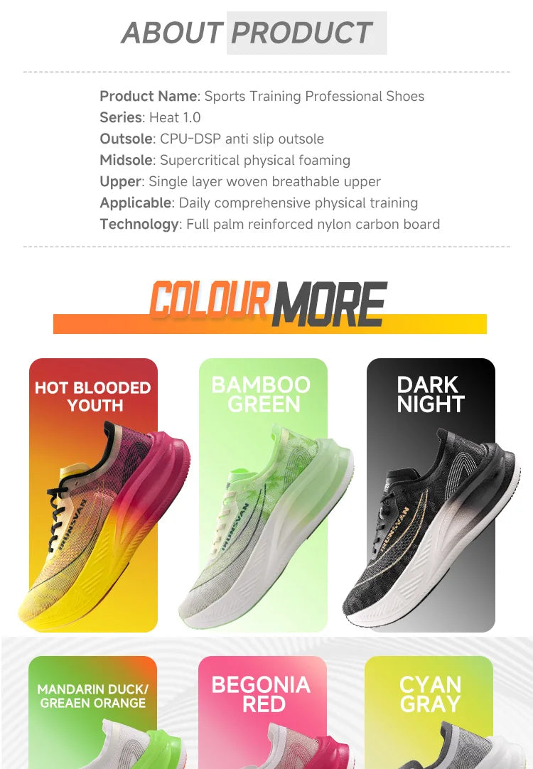 IRUNSVAN Men Professional Marathon Running Shoes Nylon Carbon Plate Road Sports Shoes Lightweight Women Trainers Sport Sneakers