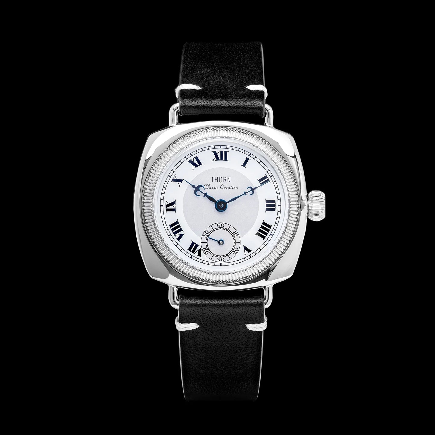 THORN T002 Watch Tribute to Classic Oyster Style Antique Pillow Shaped Watch, Retro Watch, Men's and Women's Couple Watches
