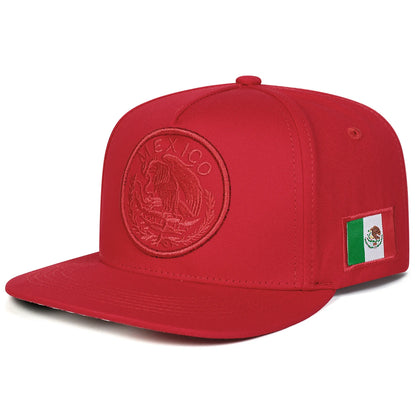 Unisex MEXICO Eagle Embroidery Hip-hop Hats Spring and Autumn Outdoor Adjustable Casual Baseball Caps Sunscreen Hat Sports Cap