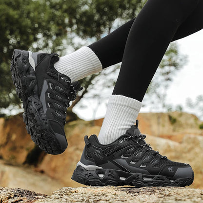 Zapatillas de senderismo para hombre y mujer, antideslizantes, para trekking, al aire libre, deportivas, de camping, entrenamiento, footing, transpirables, de escalada y de montaña.
